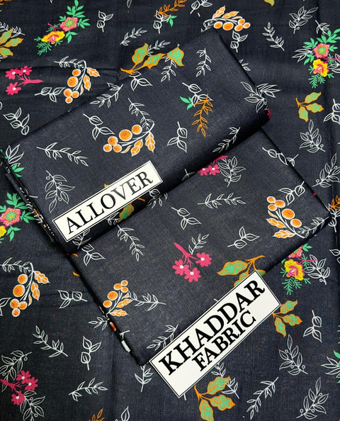 2 PIECE UNSTITCHED PRINTED KHADDAR WINTER COLLECTION