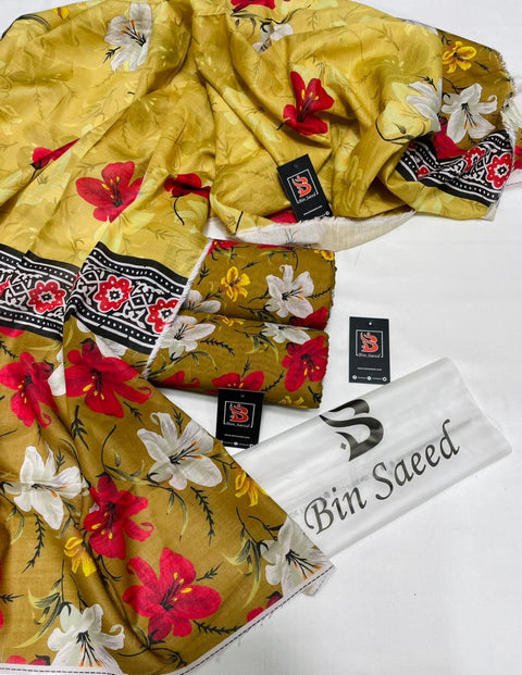 3 PIECE UNSTITCHED PRINTED KHADDAR WINTER COLLECTION