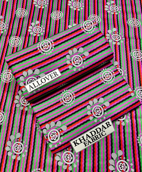 2 PIECE UNSTITCHED PRINTED KHADDAR WINTER COLLECTION