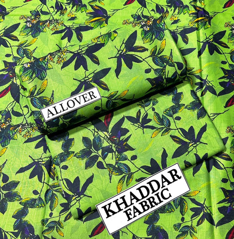 2 PIECE UNSTITCHED PRINTED KHADDAR WINTER COLLECTION