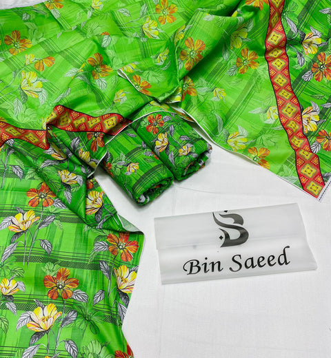 3 PIECE UNSTITCHED PRINTED KHADDAR WINTER COLLECTION