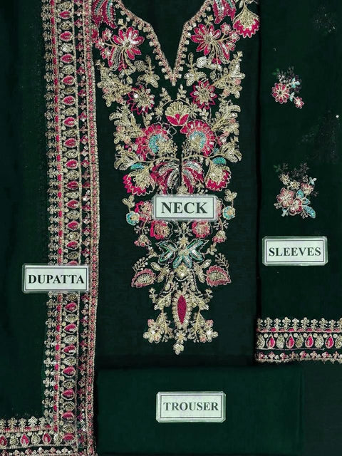 3 PIECE UNSTITCHED EMBROIDERED FANCY COLLECTION