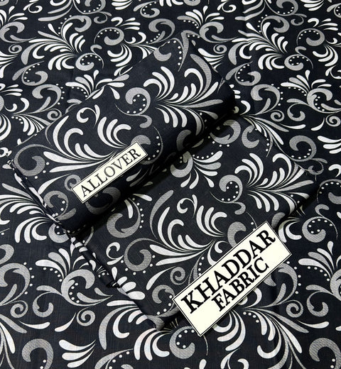 2 PIECE UNSTITCHED PRINTED KHADDAR WINTER COLLECTION