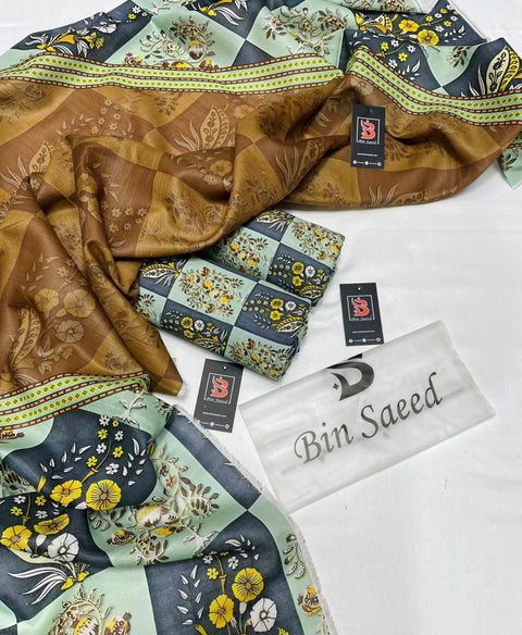 3 PIECE UNSTITCHED PRINTED KHADDAR WINTER COLLECTION