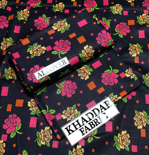 2 PIECE UNSTITCHED PRINTED KHADDAR WINTER COLLECTION