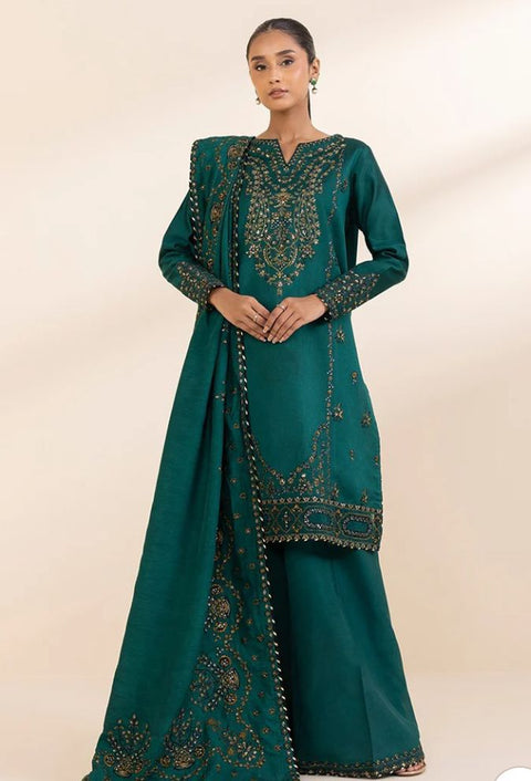 3 piece embroidered winter Collection