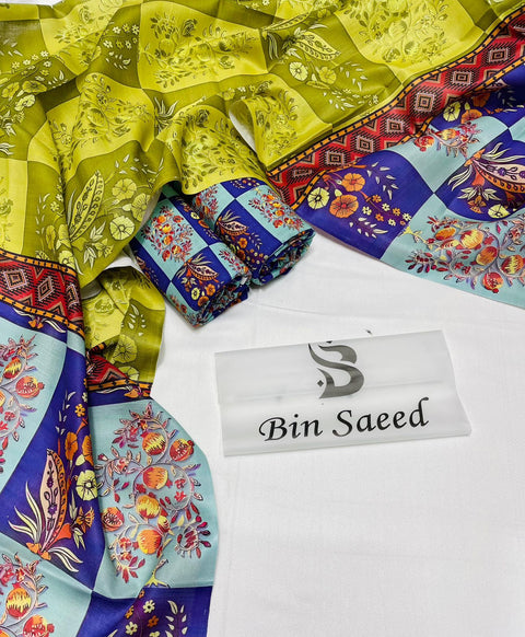 3 PIECE UNSTITCHED PRINTED KHADDAR WINTER COLLECTION