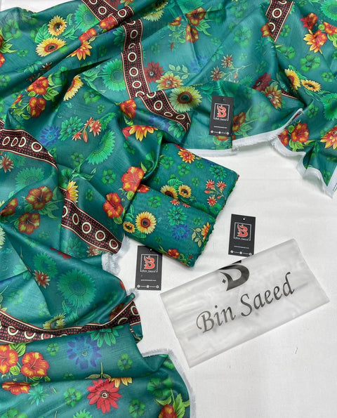 3 PIECE UNSTITCHED PRINTED KHADDAR WINTER COLLECTION