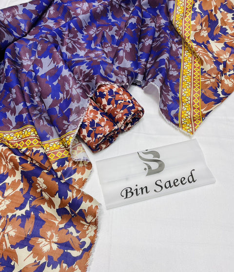 3 PIECE UNSTITCHED PRINTED KHADDAR WINTER COLLECTION