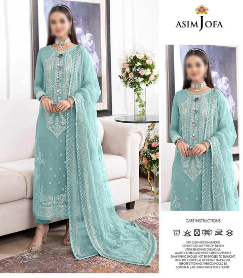3 PIECE UNSTITCHED EMBROIDERED FANCY COLLECTION