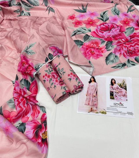 3 PIECE UNSTITCHED PRINTED KHADDAR WINTER COLLECTION