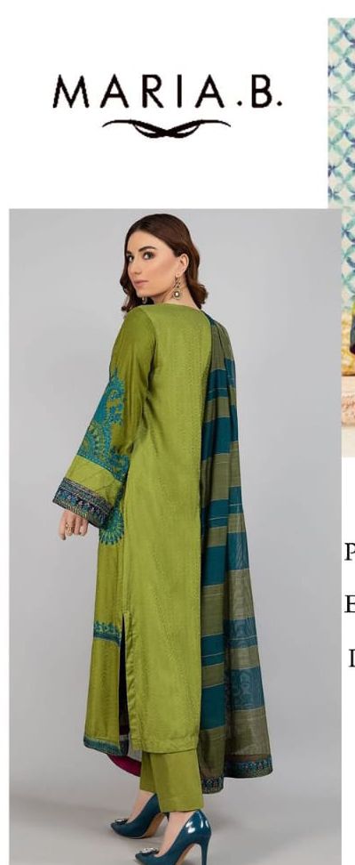 3 PIECE UNSTITCHED EMBROIDERED WINTER COLLECTION DHANAK